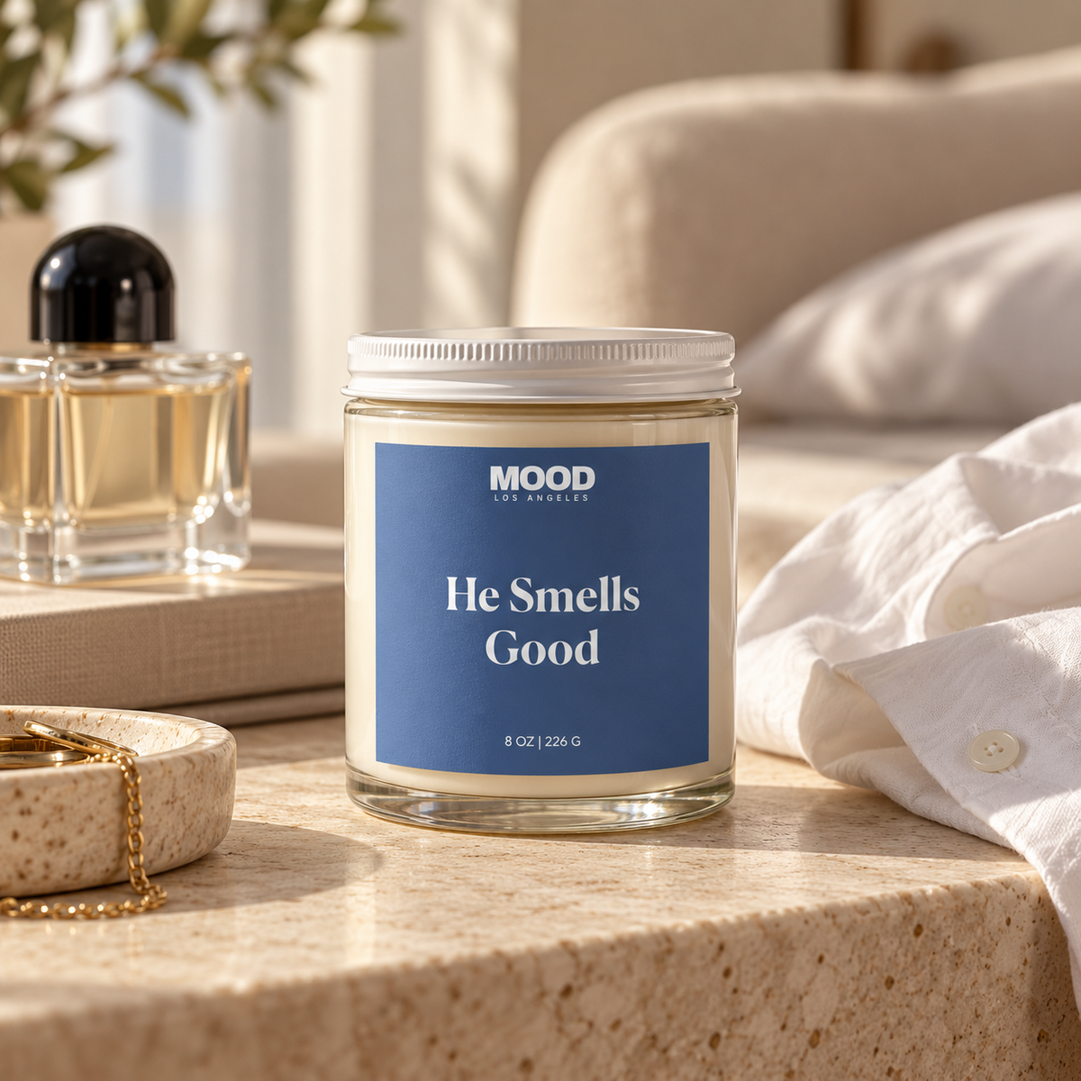 he smells good